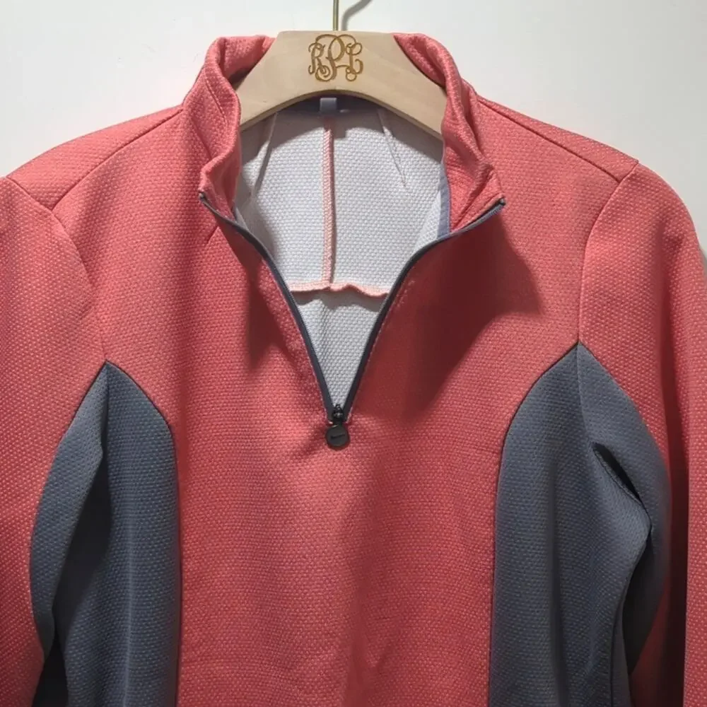 Nike Golf Tour Performance 1/4 Zip Sweater Womens Size M Dri-Fit Stand Up Collar - Picture 5 of 9